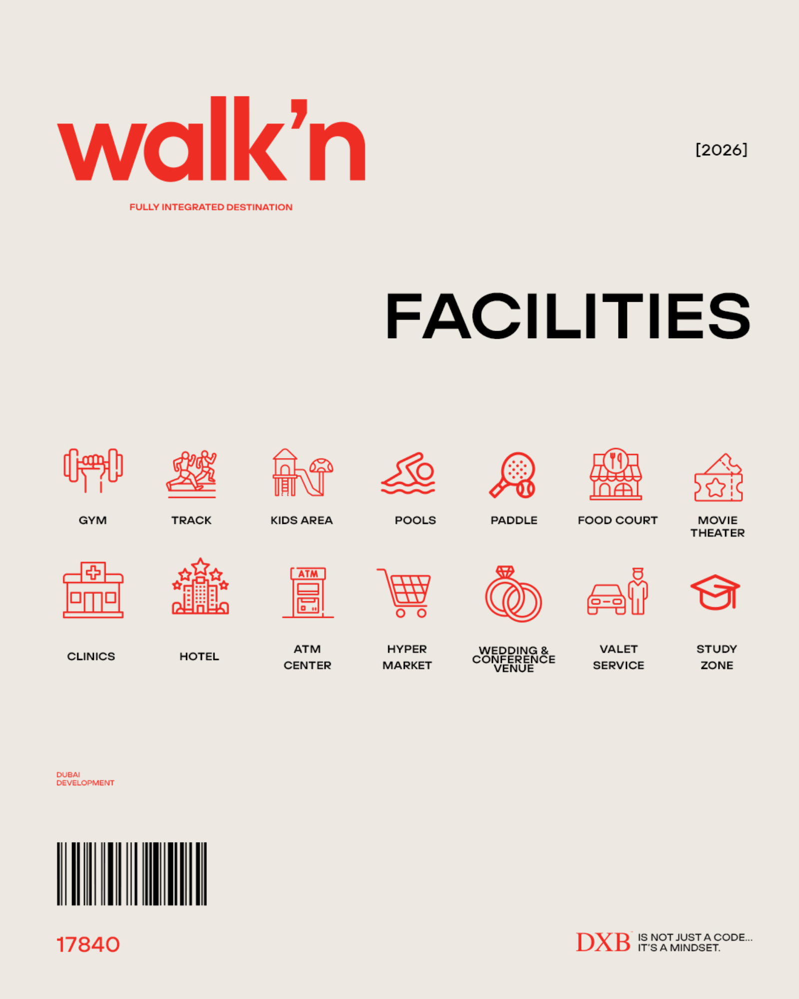 خدمات ومرافق مشروع Walk'n